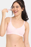 Rosaline Double Layered Non Wired Medium Coverage Bralette - Tender Touch — thumbnail 1